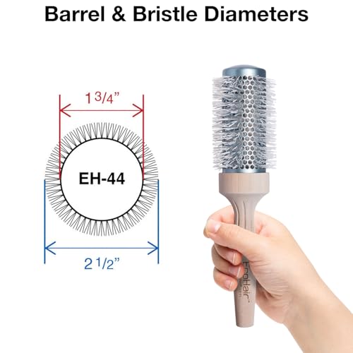 Olivia Garden EcoHair 1.75-Inch Bamboo Thermal Round Hair Brush for Blow Drying