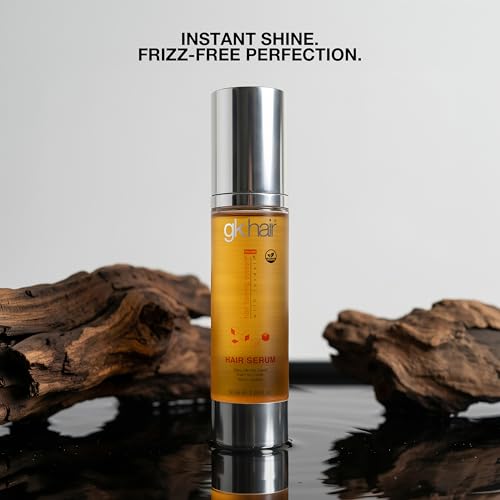 GK HAIR Hair Oil Serum 1.69 Fl Oz - Frizz Control & Shine - Argan & Plant-Based Protein - Lightweight Finish - Variation 1.69 Fl Oz (50ml)