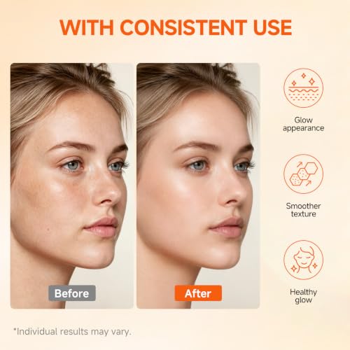 HONLINK Vitamin C Skincare Set 6-Step Face Care Routine 0.17oz Each