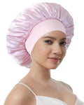 Choshion Set D 100% Mulberry Silk Sleep Bonnet for Women, Reversible & Luxurious