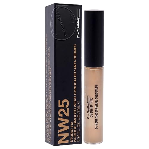MAC Studio Fix 24 Hour Concealer NW25 - 0.24 Fl Oz Beige, Medium-to-Full Coverage