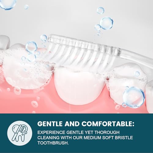 Disposable Travel Toothbrush Set with Toothpaste 100 Pack - Hygienic & Portable