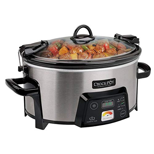 6-Quart Programmable Slow Cooker with Locking Lid & Travel Features