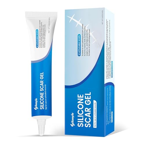 Silicone Scar Gel, Scar Cream, Advanced Scar Stick for Surgical Scars, Stretch Marks, Keloid Bump Removal, Old and New Scars 0.63oz (18g)
