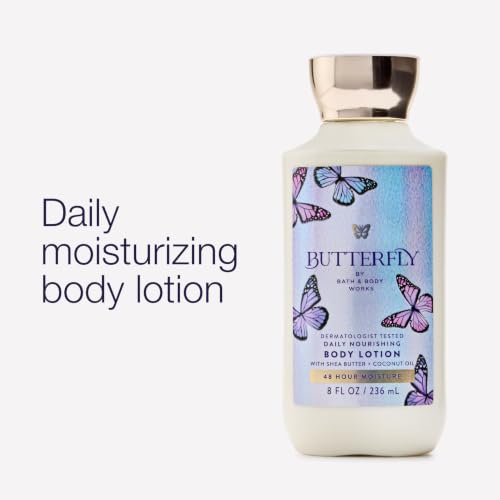Butterfly Scent Body Lotion Duo - Nourishing Moisturizer with Shea & Coconut Oil