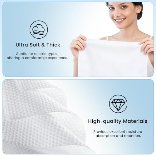 Hot Towel Dispenser Machine for Face with Fast Heating & Voice Reminder - Includes 20 Towels