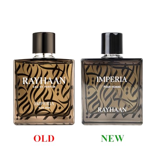 Rayhaan Imperia Eau de Parfum Spray for Men 3.4 Fl Oz - Premium Roman Spirit