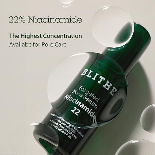 Targeted Pore Serum with 22% Niacinamide for Clear Skin - 1 fl oz