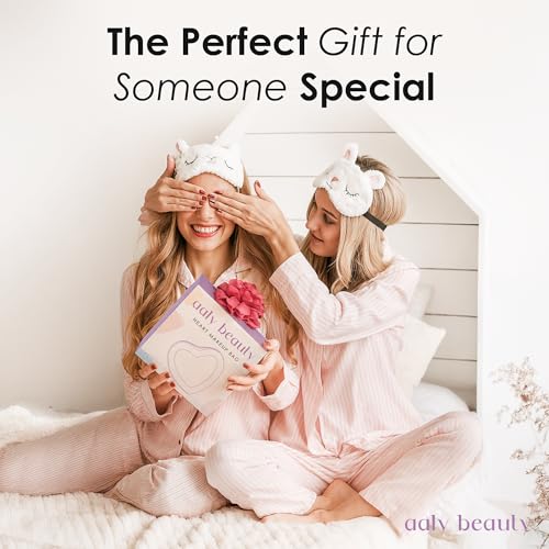 Aaly Beauty Heart Makeup Bag - Pink Cosmetic Organizer for Full-Size Makeup & Skincare