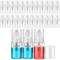 24 Pcs Foam Pump Bottle Travel 30 ml/1 oz Small Size Mousse Foam Soap Dispenser Clear Plastic Empty Refillable Pump Containers Mini Foaming Soap Dispenser for Face Wash Lash Shampoo Skin Care