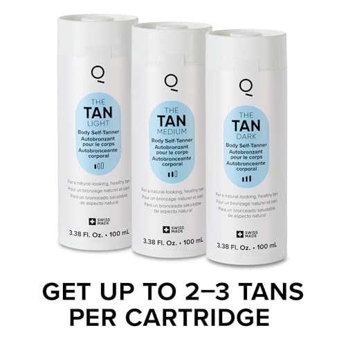 The TAN Cartridge for the IONIQ ONE Sprayer, Natural Looking Tan, Body Self-Tanner, Dermatology Tested, Vegan, Streak-Free, 3.38 Fl. Oz.,100 ml (The TAN Dark)