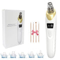 2026 Pore Vacuum, USB Rechargeable Blackhead Remover Vacuum,3 Levels Adjustable Pore Vacuum Blackhead Remover, with 5 Suction Power,6 Probes,Face Vacuum Pore Cleanser for Women & Men-Gold