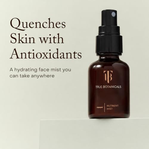 True Botanicals Hydrating Facial Mist with Antioxidants - Vegan, Refreshing Spray, 1.7 fl oz