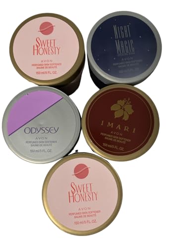 Avon 5-Piece Perfumed Body Lotion Set - Moisturizing Skin Softener Samplers