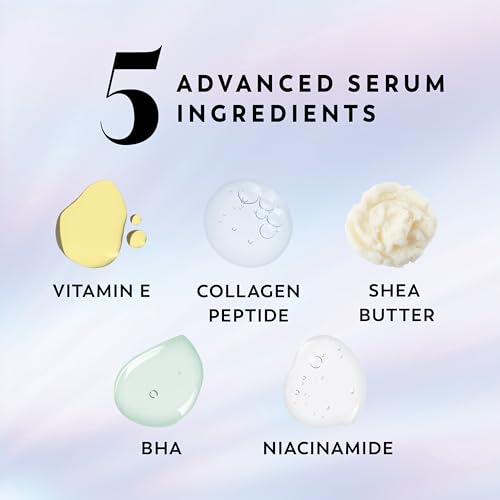 Olay Super Serum Body Wash for Extra Dry Skin, 24hr Long Lasting Hydration, 5+ Ingredient Complex for Bright Even Firm Luminous Skin, 18.5 fl oz