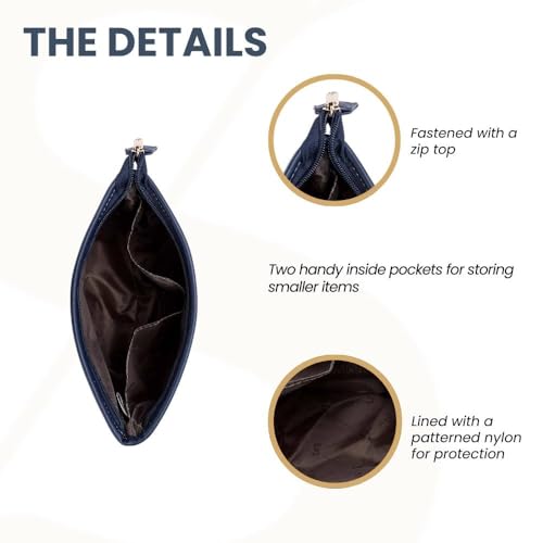Vincent van Gogh Iris Makeup Bag - Canvas Women Bag with Artistic Pattern - Make Up Bag