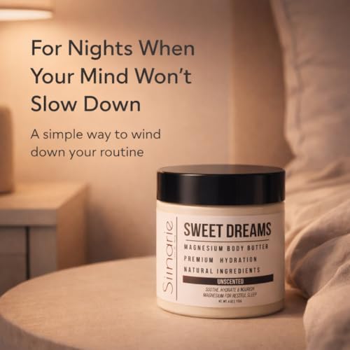 Magnesium Body Butter with Mango & Coconut Oil - 4 oz - Deep Moisturizer, Natural Ingredients