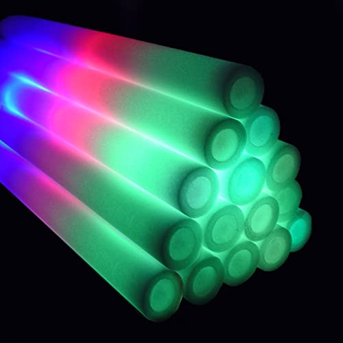 100 LED Foam Party Sticks Lights - Multi-Color Modes for Weddings, Birthdays & Events - Variation of THIS listing