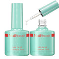modelones Nail Glue for Press Ons, Clear Tips, Acrylic Nails, Need U V Light Cured, 15ML