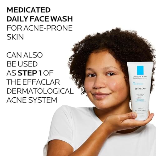 Medicated Acne Face Wash with 2% Salicylic Acid - 6.8 Fl Oz Pack of 2 for Oily Skin