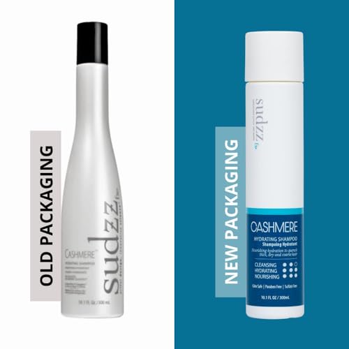 SUDZZFX Cashmere Hydrating Shampoo - 10.1 Fl Oz Sulfate-Free, Color-Safe, Moisturizing Hair Care for Men and Women