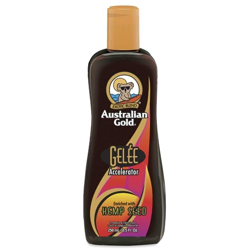 Dark Tanning Accelerator Gel with Hemp Seed for Indoor & Outdoor Use - 250ml