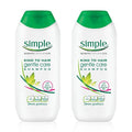 Gentle Care Hair Shampoo Pack of 2 - 200ml Each for Sensitive Scalp