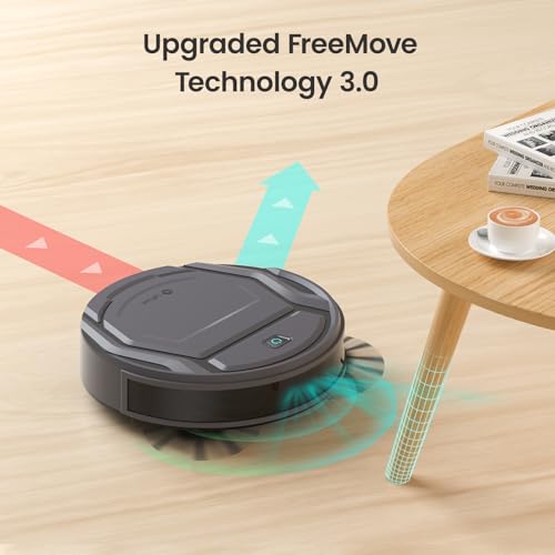 Lefant M210P Robot Vacuum Cleaner Gray - 4000Pa Suction, App & Voice Control, Pet-Friendly, Ultra-Slim & Quiet