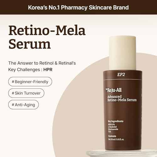 Dr. Reju-All Repair & Tone Duo: Advanced PDRN Rejuvenating Cream + Advanced Retino-Mela Serum - Face Moisturizer & Retinol Serum for Firming & Smooth Skin, Korean Pharmacy Anti-Aging Skin Care