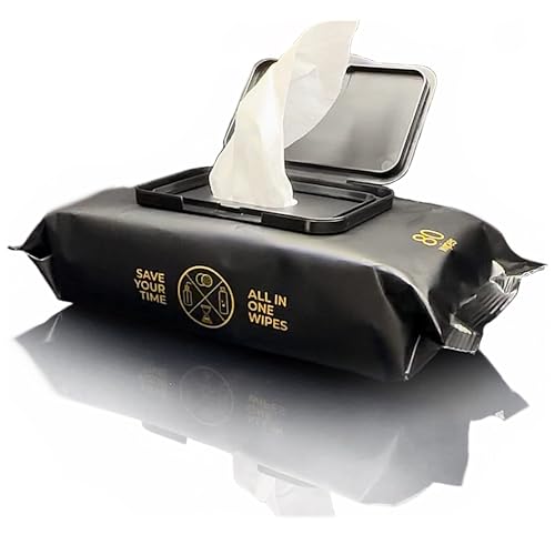 6 Pack Green Tattoo & Skin Cleansing Wipes - Unscented, Alcohol-Free, All-in-One Solution for Tattoos, PMU & Piercings