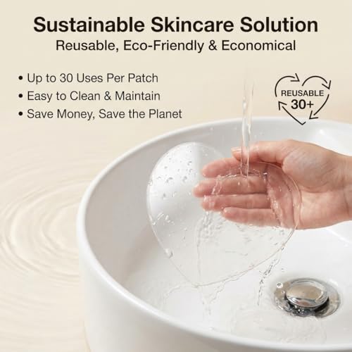 Reusable Silicone Chest Wrinkle Patches ? 2 Pack Silicone Chest Wrinkle Pad for Overnight Hydration & Skin Appearance Smoothing ? D?collet? Sleep Pads for All Skin Types
