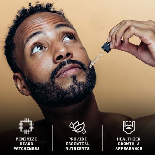 Striking Viking Beard Growth Oil for Men - 2 Fl Oz, Sandalwood - Thickening & Conditioning Beard Oil with Biotin - Facial Hair Serum with Argan & Jojoba for Hydration
