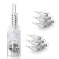 Microneedle Pen Cartridges 0.25mm - 12 Pack for Home Facial & Scalp Treatment