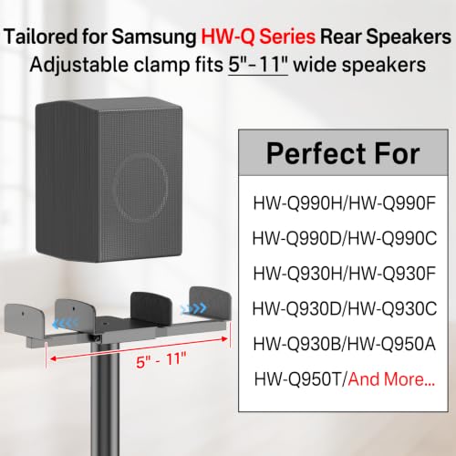 Adjustable Samsung Speaker Stands Pair for Q990H/Q930F Rear Speakers