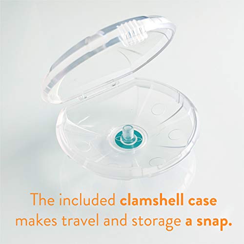 Silicone Replacement Brush Head for TAO Clean Orbital Face Cleansing Brush - White