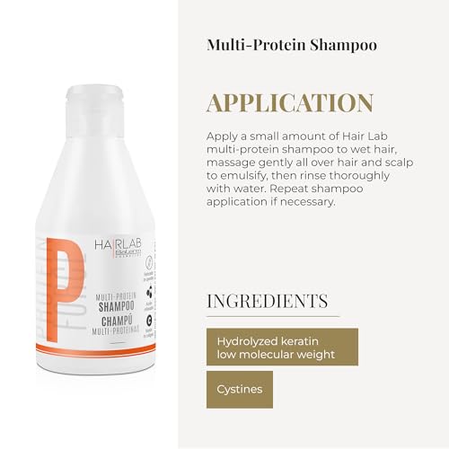Fortifying Hair Shampoo with Hydrolyzed Keratin - Nourishing & Strengthening 300ml