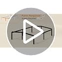 Narrow Twin Bed Frame 16 Inch Steel Support No Box Spring Needed - 30x75 Variation