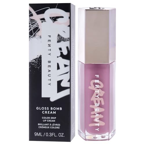 Lip Gloss with High Shine and Rich Color - Mauve Drip Lip Cream - 0.3 oz
