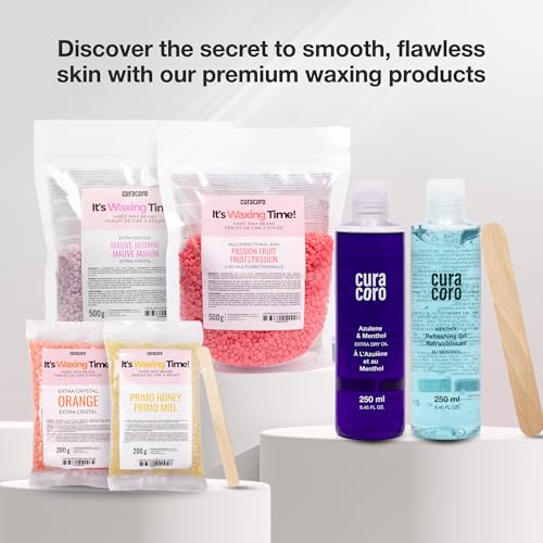 Curacoro Post Wax Gel for After Wax Care | Refreshing, Soothing Gel to Revitalize & Calm Skin After Waxing Treatment