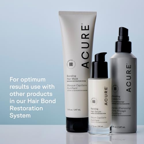 Acure Bonding Hair Serum 1.7 fl oz Pack of 2 - Damage Repair & Frizz Control