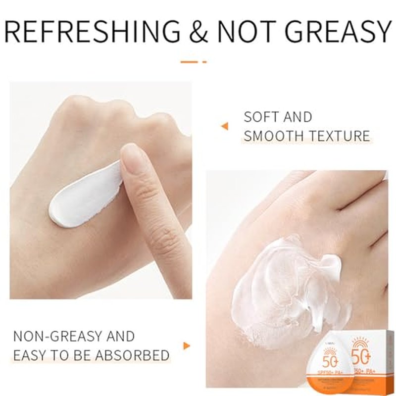 2g*15PCS Travel Size Sunscreen SPF50+ PA+ ? Mini Sunscreen for Face & Body, Waterproof, Non-Greasy, Perfect for Outdoor, Beach, Daily Use, Summer Party & Thank You Gifts