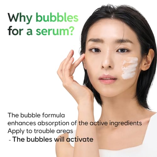 SAEKDONG Seoul Tea Tree Cica Bubble Serum for Acne-Prone Skin 1.01 fl oz