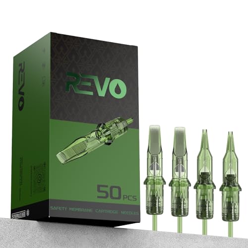 Disposable Round Liner Tattoo Needle Cartridges 50Pcs Assorted 3RL-11RL - Precise, Stable, Sterilized
