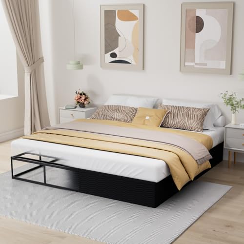 10 Inch King Size Metal Box Spring - High Profile Support Bed Base