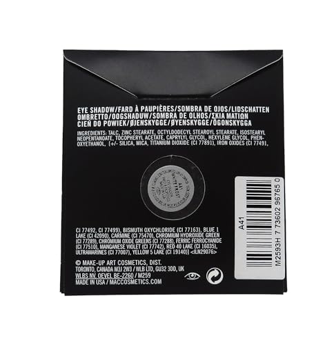 MAC Eye Shadow Pro Palette Refill Pan White Frost - Vibrant Shimmer, Customizable, Professional Quality