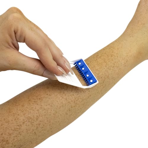 Blue Disposable Surgical Prep Razors - 50 Pack for Medical & Tattoo Use