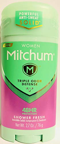 Women’s Invisible Solid Deodorant Stick - Shower Fresh, 24-Hour Odor Control, Pack of 2