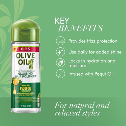 ORS Olive Oil Frizz Control and Shine Glossing Hair Polisher 6 Ounces