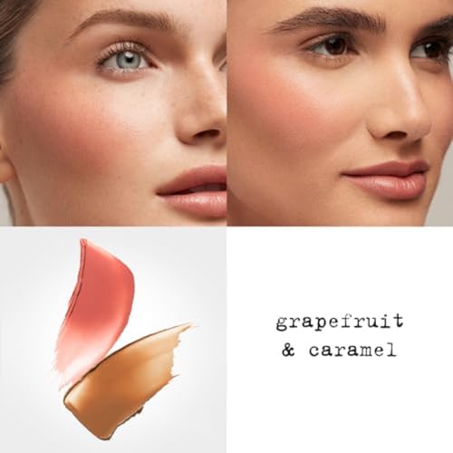 Blush & Bronzer Cheek Duo with Hydrating Blur Formula - Grapefruit & Caramel