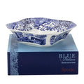 Blue Italian Square Serving Bowl - 9.5-inch Porcelain Tableware
